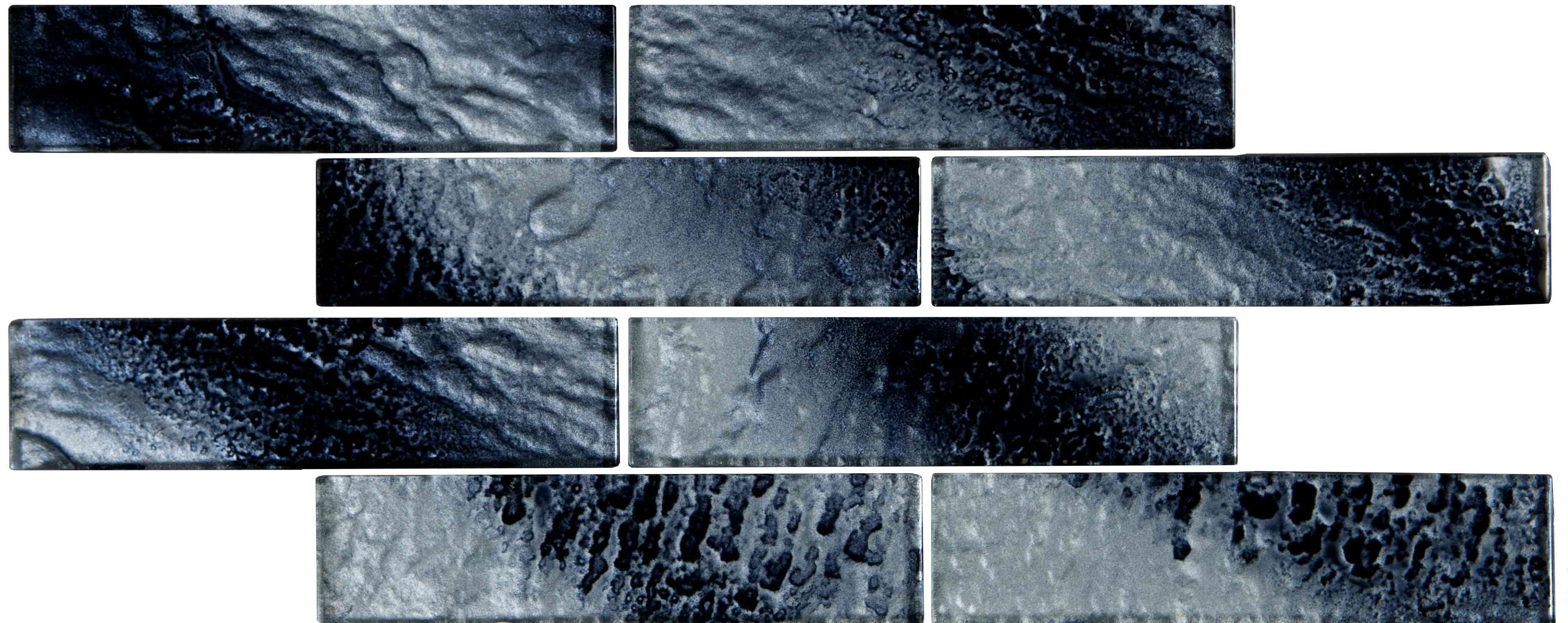 Original Style Glassworks Siva Brickbond Mosaic Tile 20x40cm