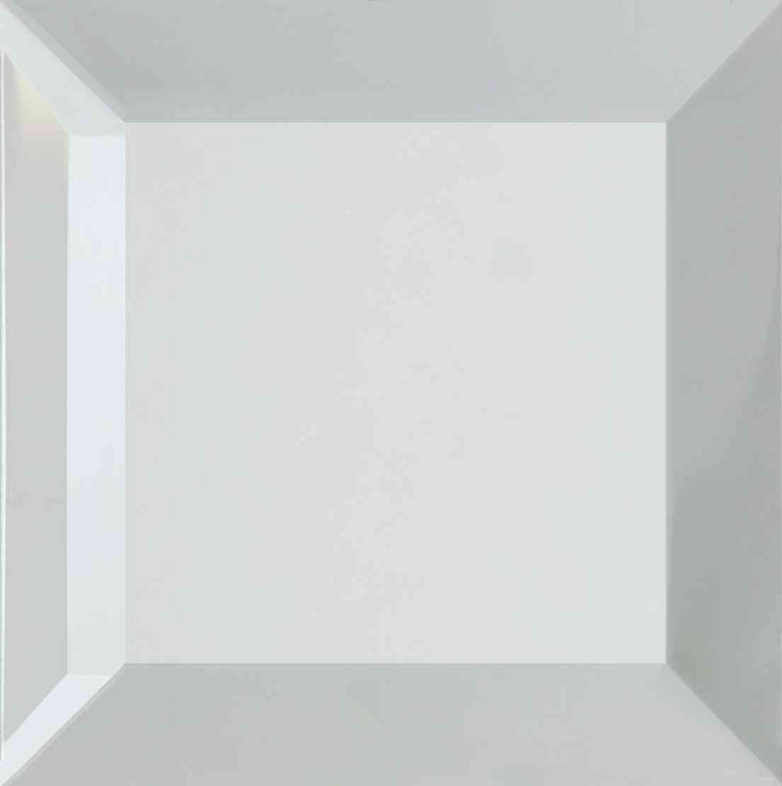 Original Style Glassworks Silver Mirror Bevel Finishing Piece Tile 10x10cm