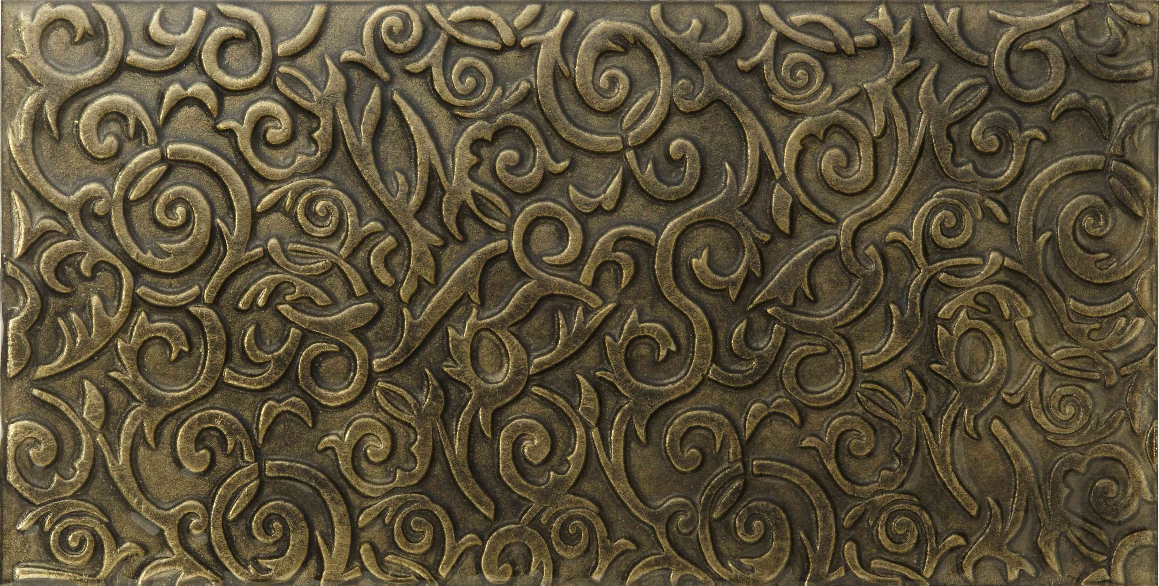 Оriginal Style Glassworks Tutankhamun Decorative Effects Glass Tile 30x60cm