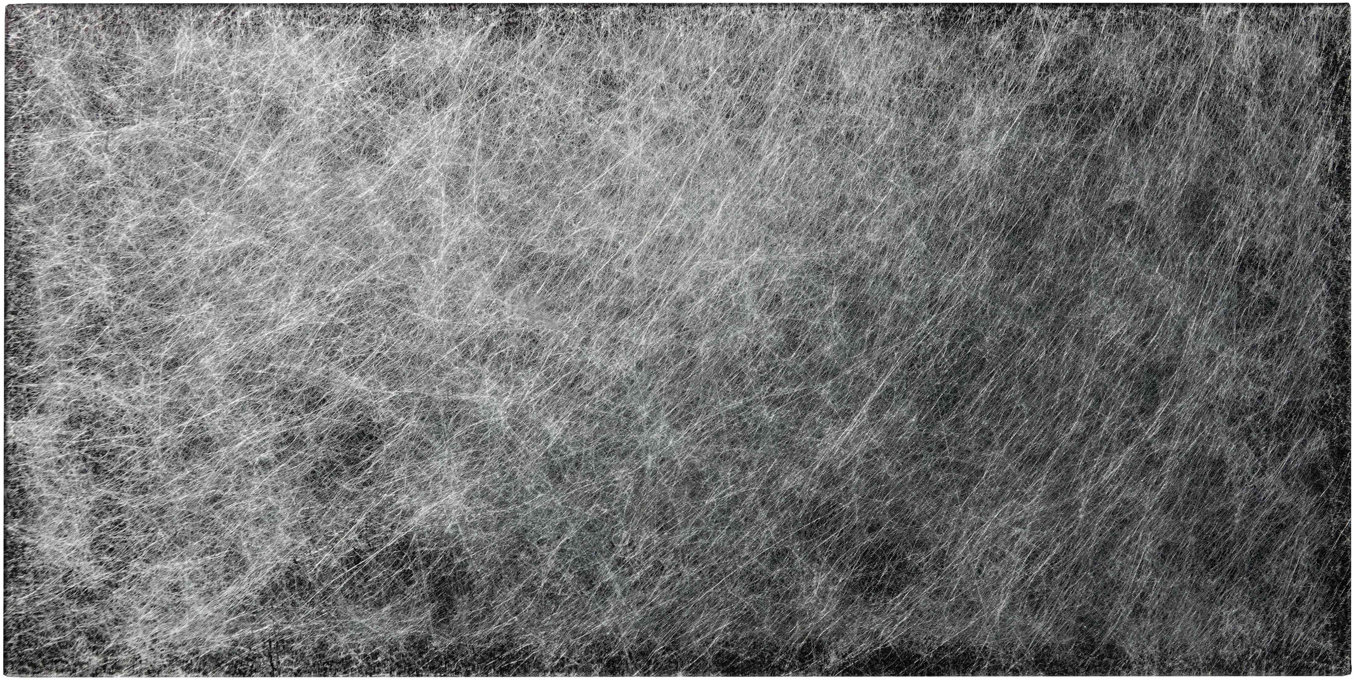 Оriginal Style Glassworks Spun Silk Silver on Black Decorative Effects Glass Tile 30x60cm