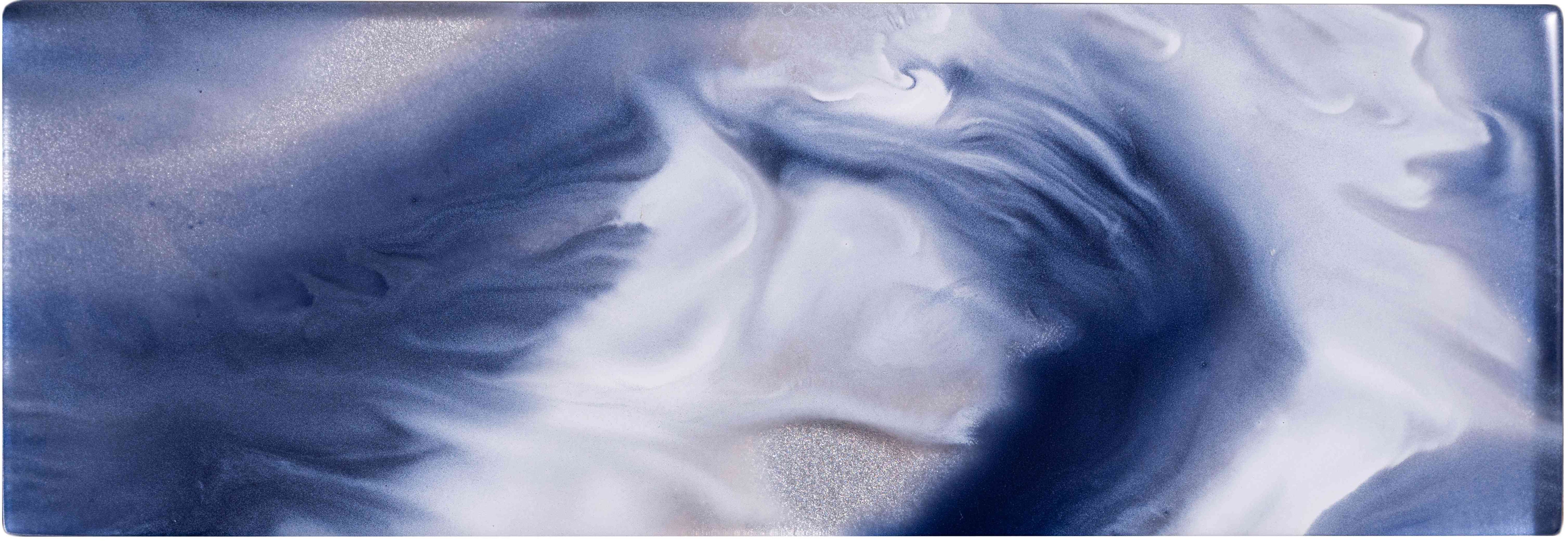 Original Style Glassworks Ocean Patterned Brick Tile 8x20cm