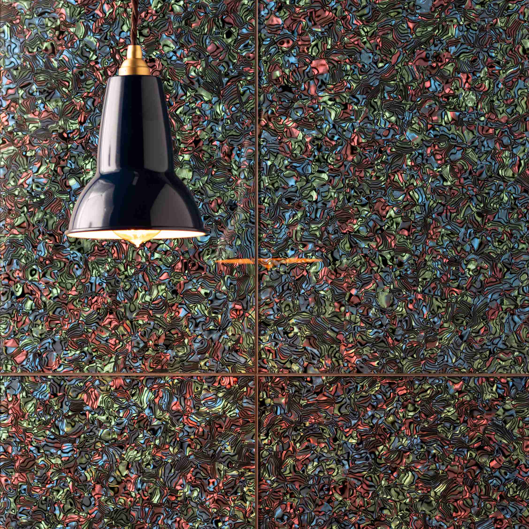 Original Style Glassworks Paua Decorative Effects Glass Tile 30x60cm