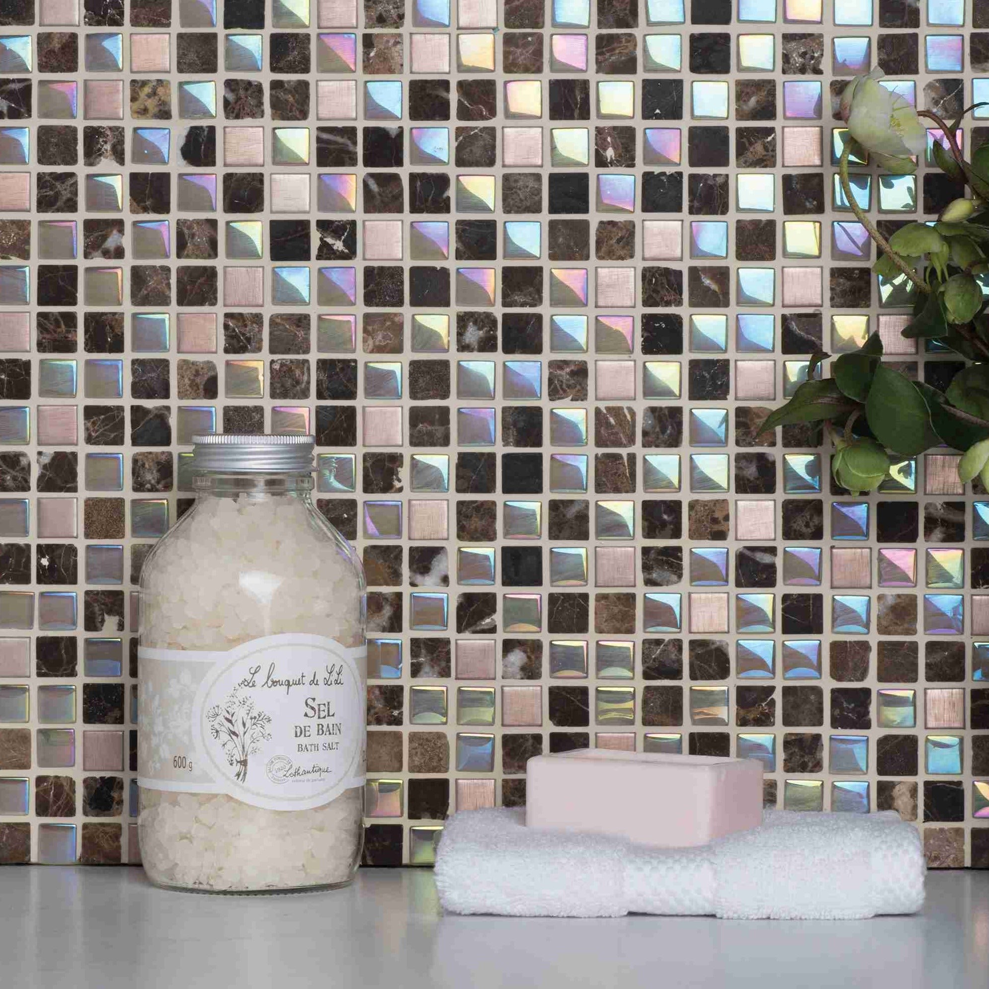 Original Style Mosaics Divine Earth And Fire Mixed Mosaic Tile 30x30cm