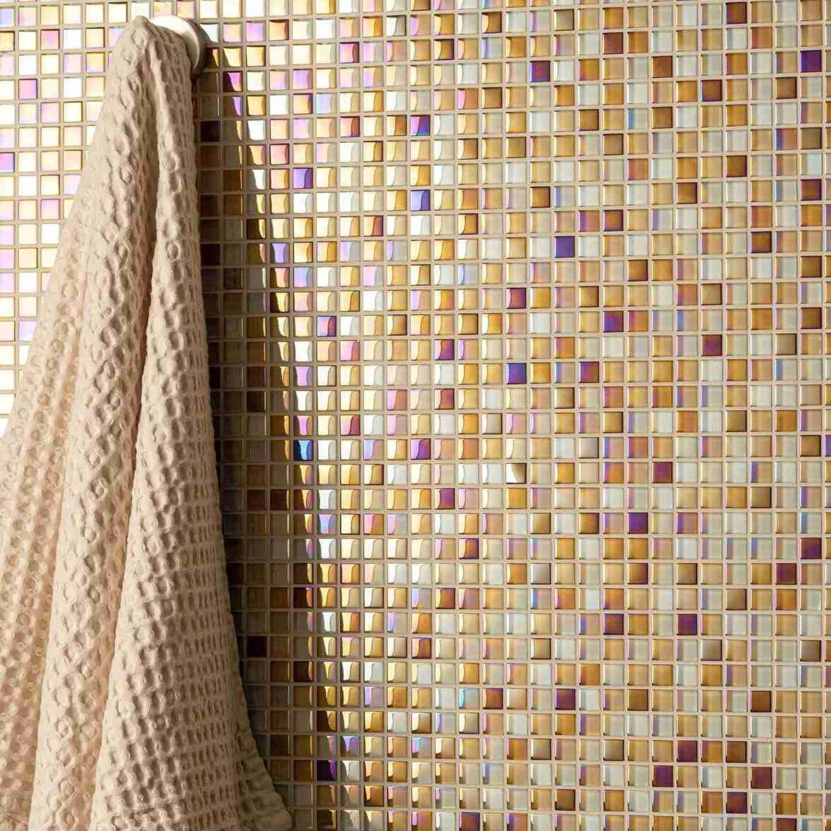 Original Style Mosaics Ethereal Earth And Fire Mixed Mosaic Tile 30x30cm