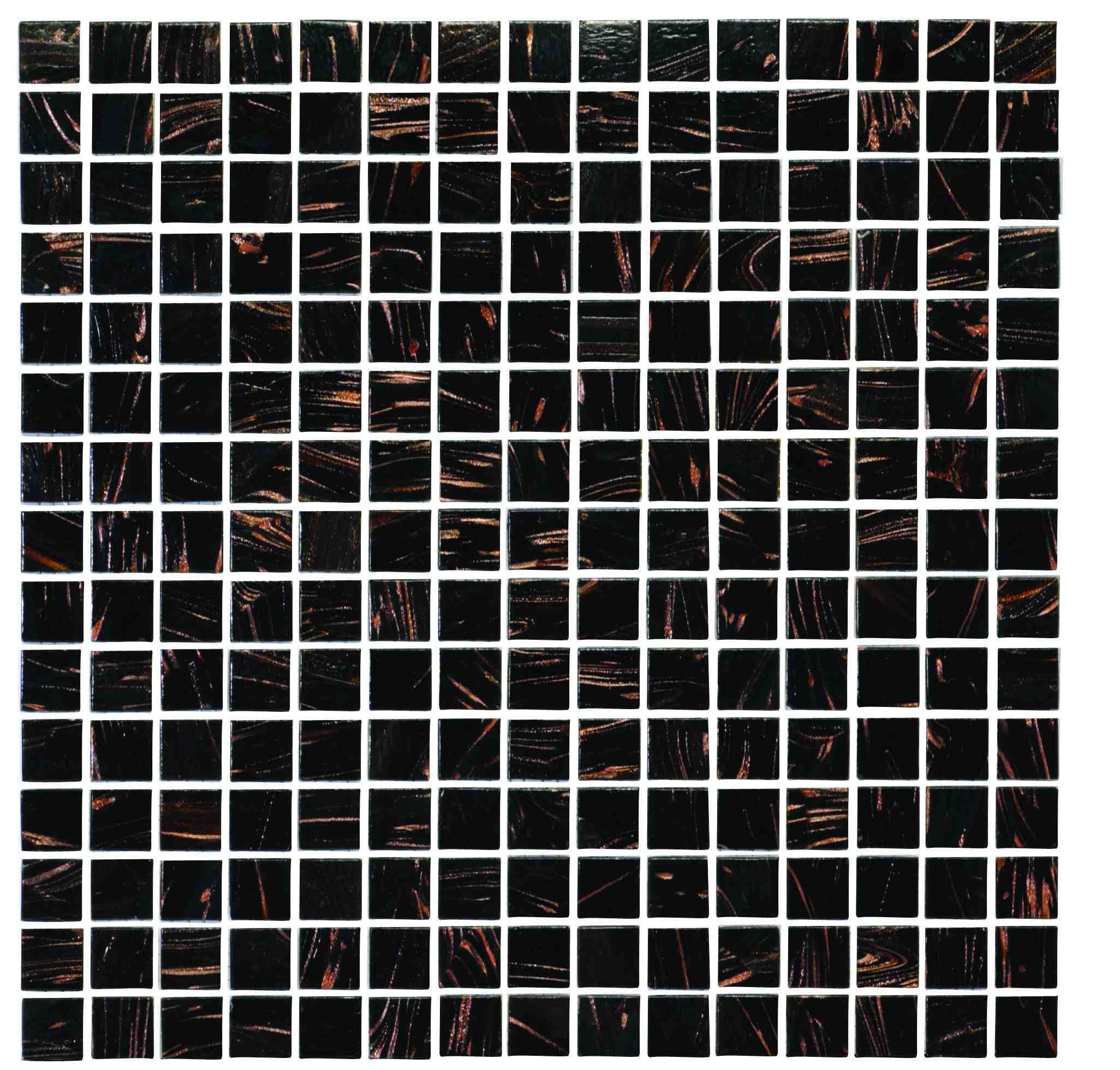 Original Style Mosaics Smokey Ridge Gold Fleck Glass Mosaic Tile 33x33cm