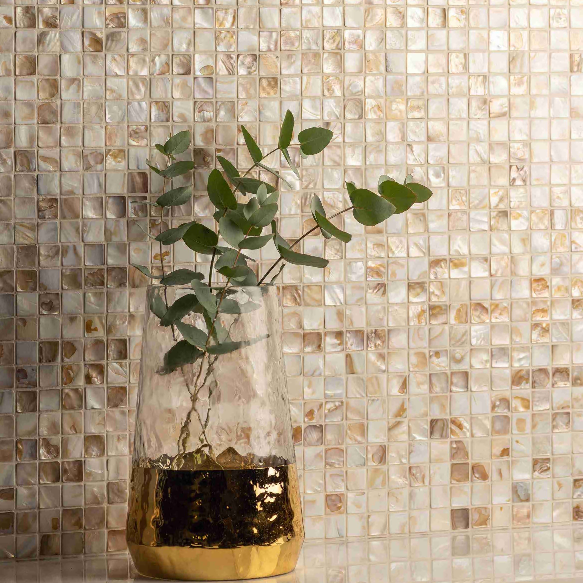 Original Style Mosaics Grace Shell Mosaic Tile 30x30cm