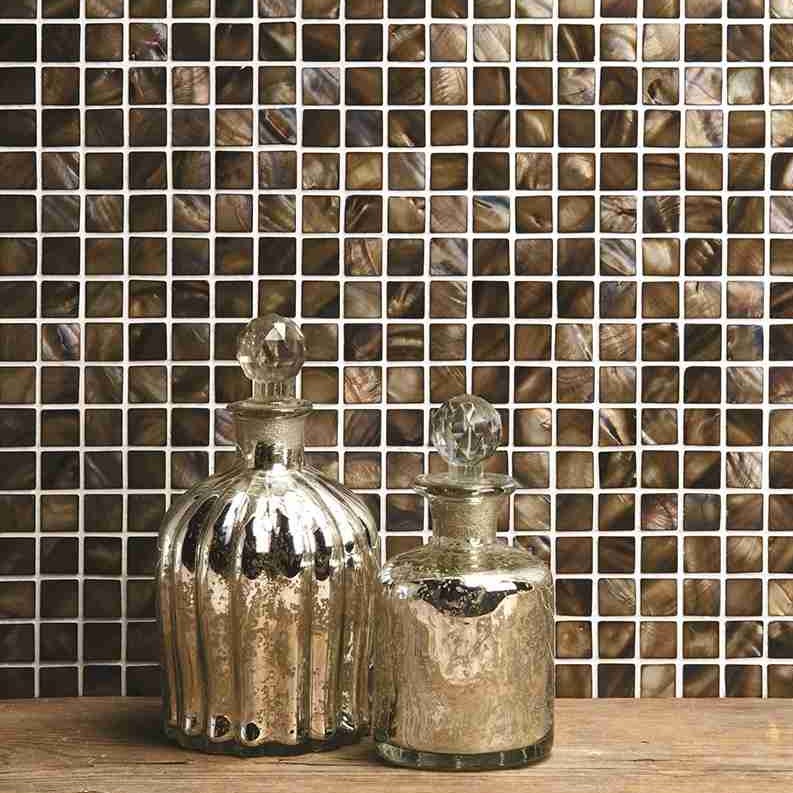 Original Style Mosaics Modesty Shell Mosaic Tile 30x30cm