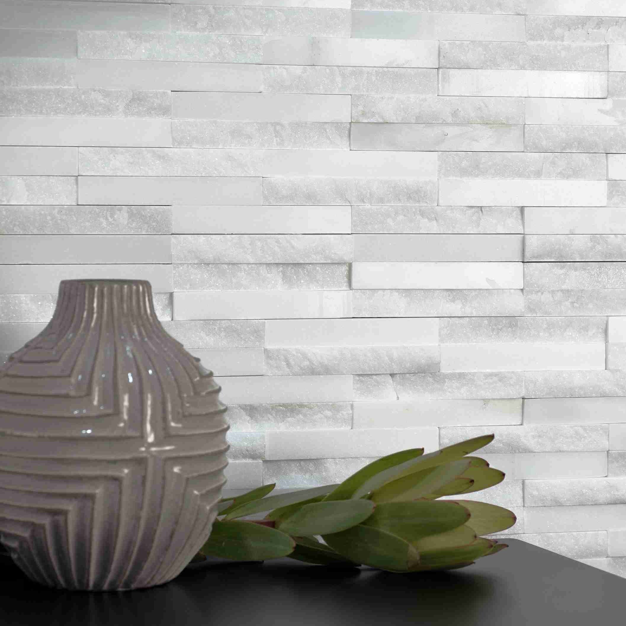 Original Style Mosaics Neve Linear Stone Mosaic Tile 30x30cm