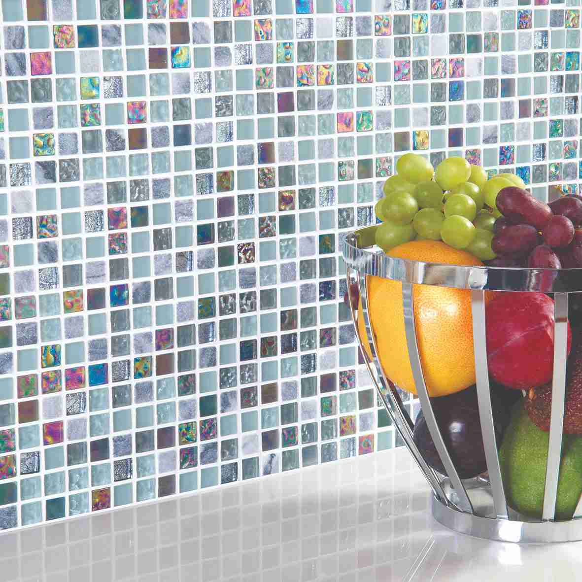 Original Style Mosaics Pamplona Earth And Fire Mixed Mosaic Tile 30x30cm