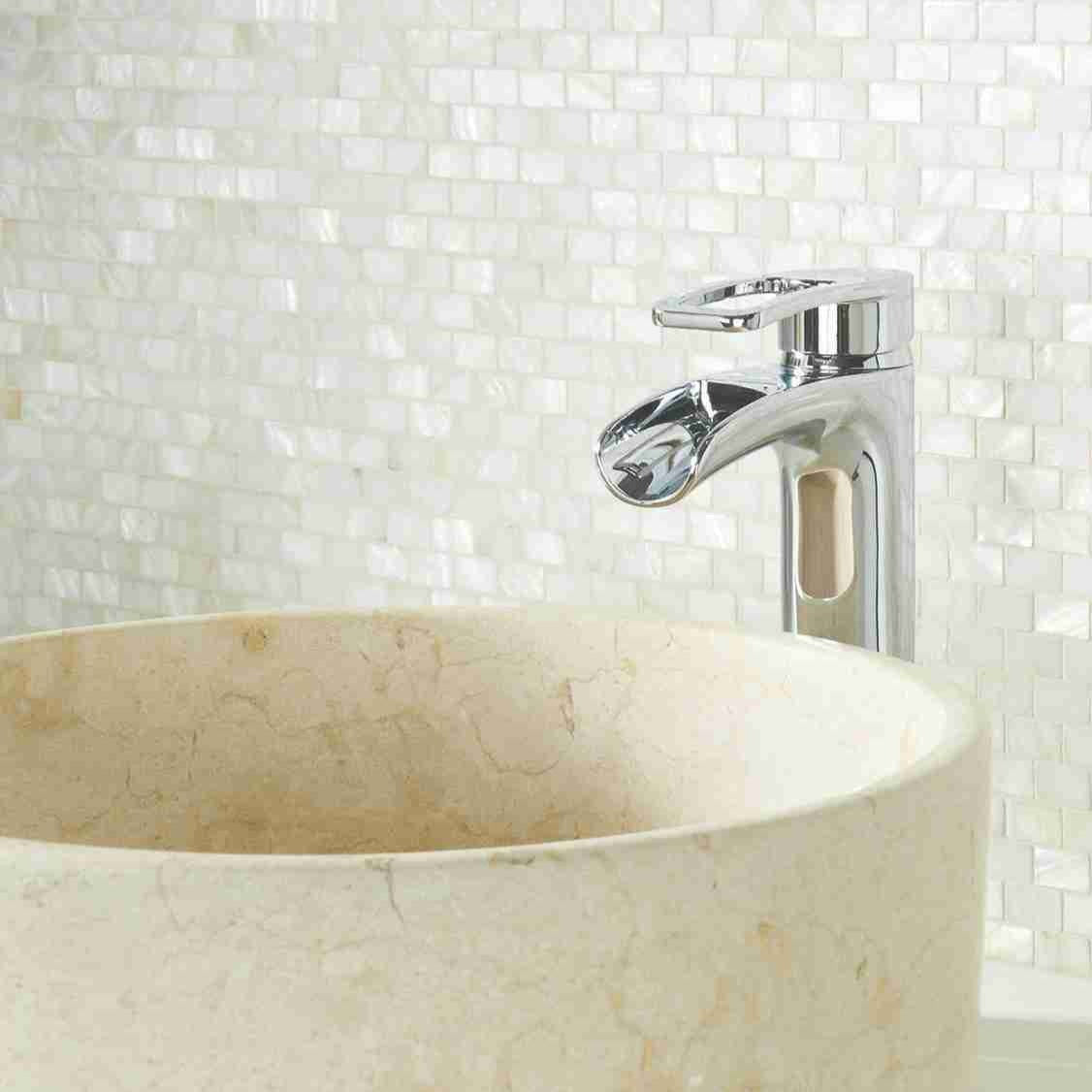 Original Style Mosaics Pearl Brickbond Shell Mosaic Tile 32x31cm