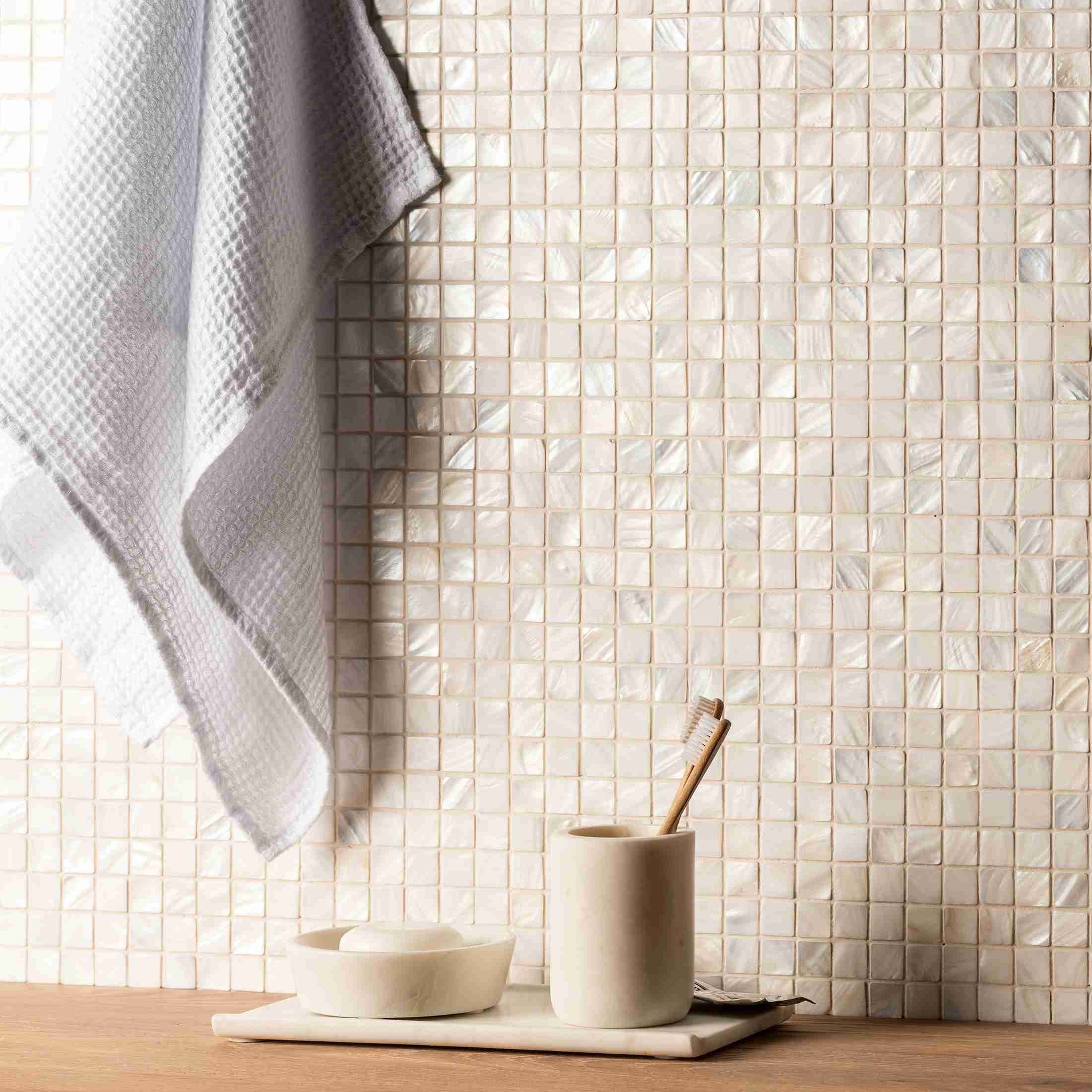 Original Style Mosaics Pearl Shell Mosaic Tile 30x30cm