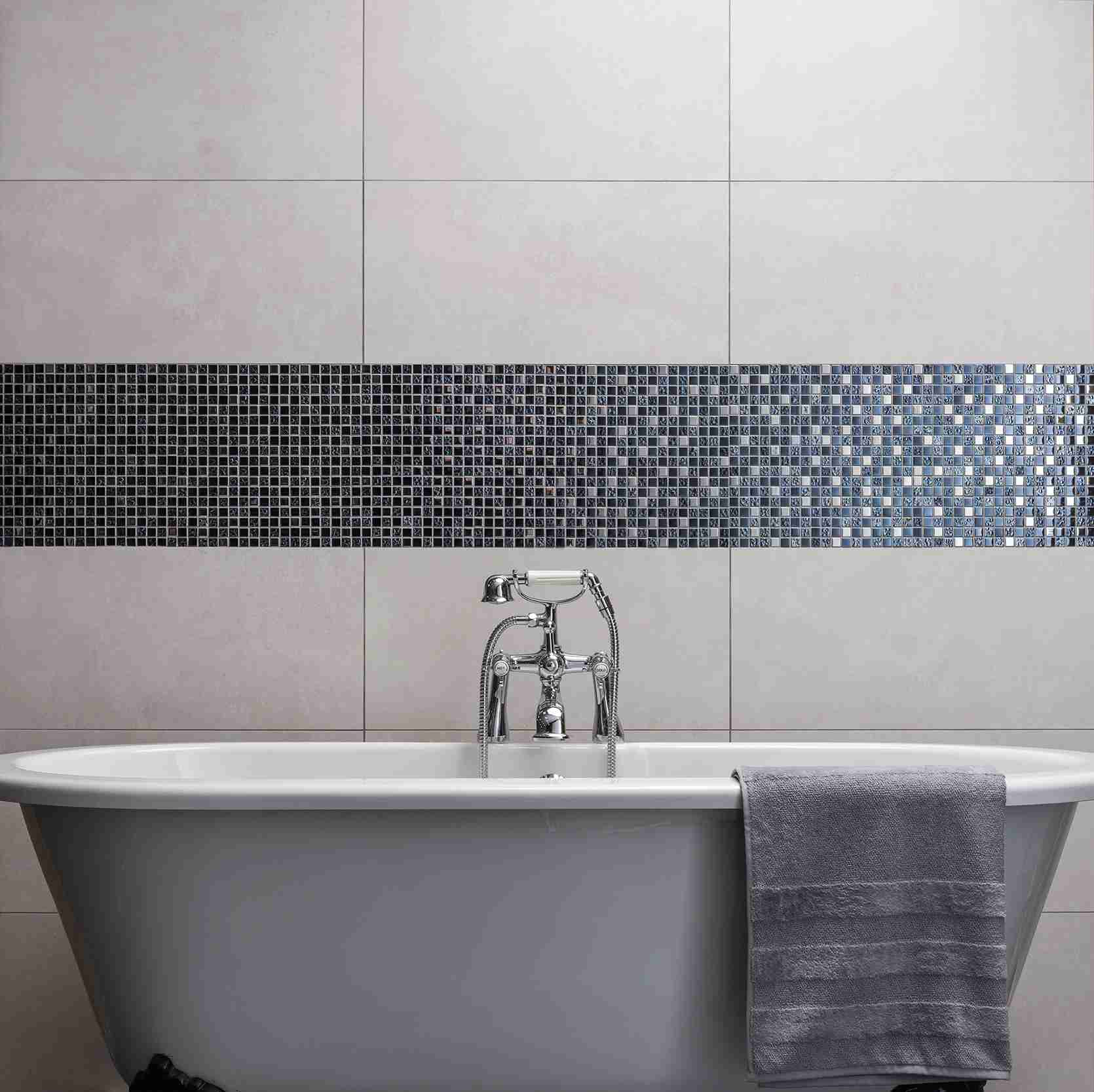 Original Style Mosaics Rena Earth And Fire Mixed Mosaic Tile 30x30cm