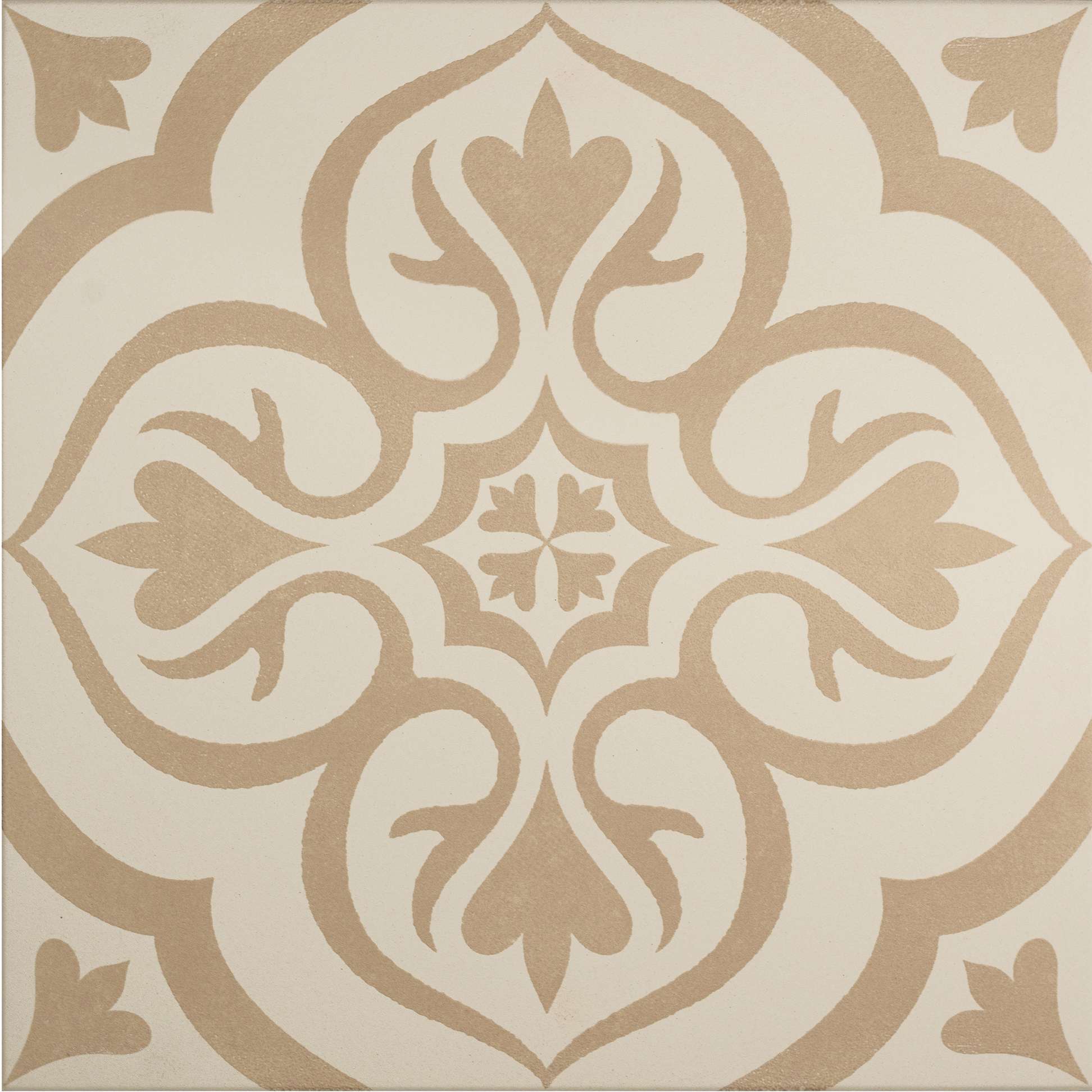 Original Style Odyssey Grande Knightshayes Taupe on Chalk Tile 30x30cm