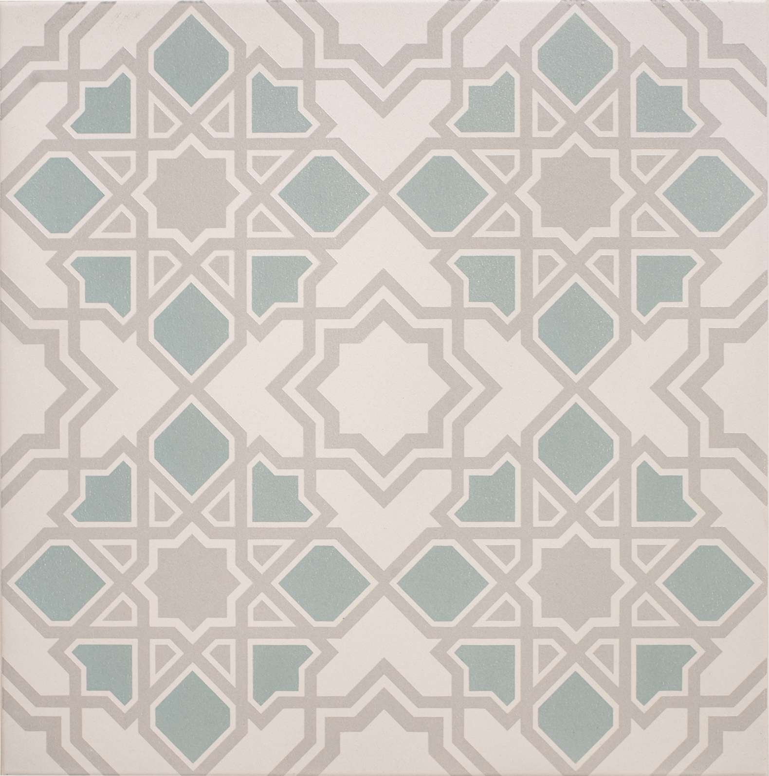 Original Style Odyssey Grande Bolero Teal on Chalk Tile 30x30cm