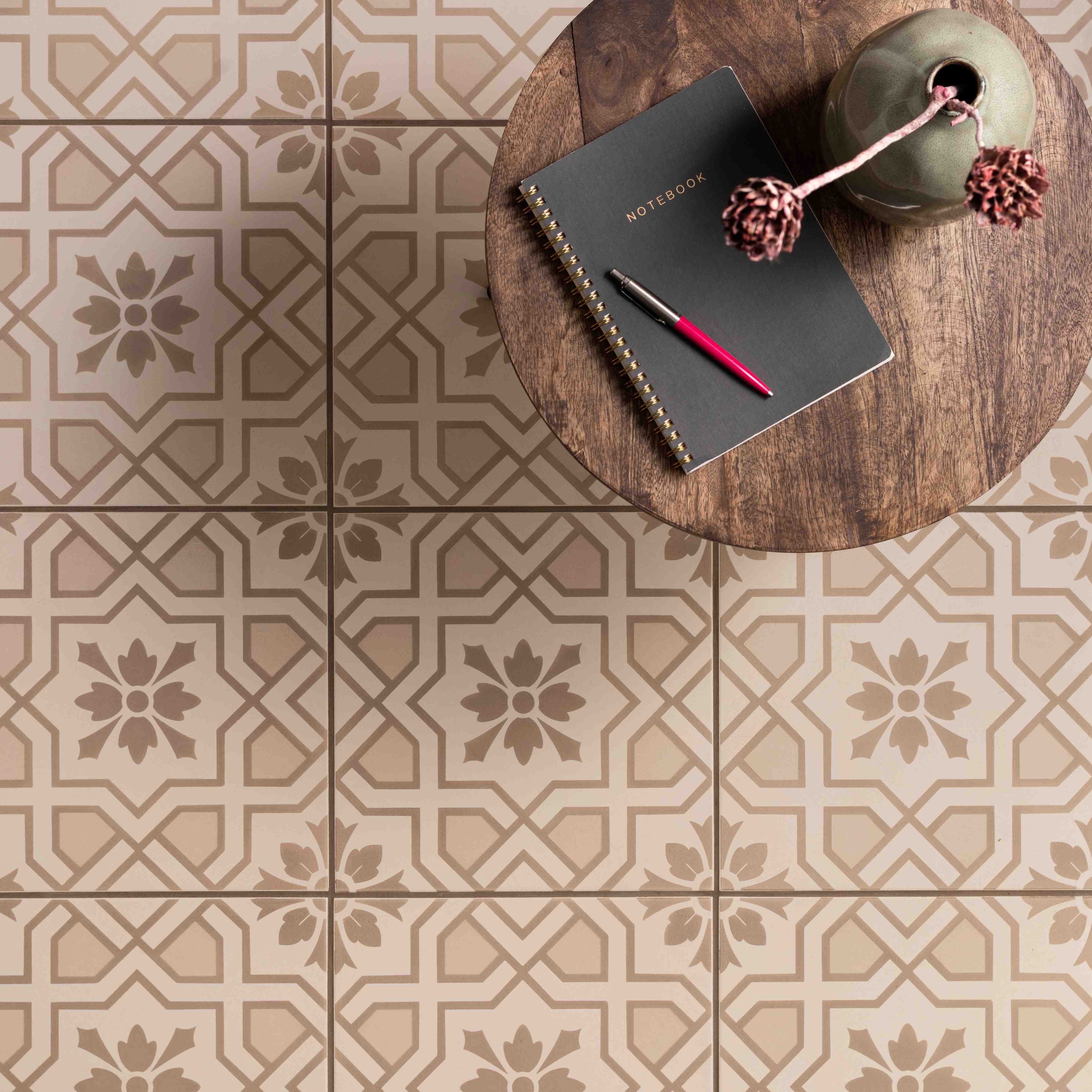 Original Style Odyssey Grande Cotehele Taupe on Chalk Tile 30x30cm