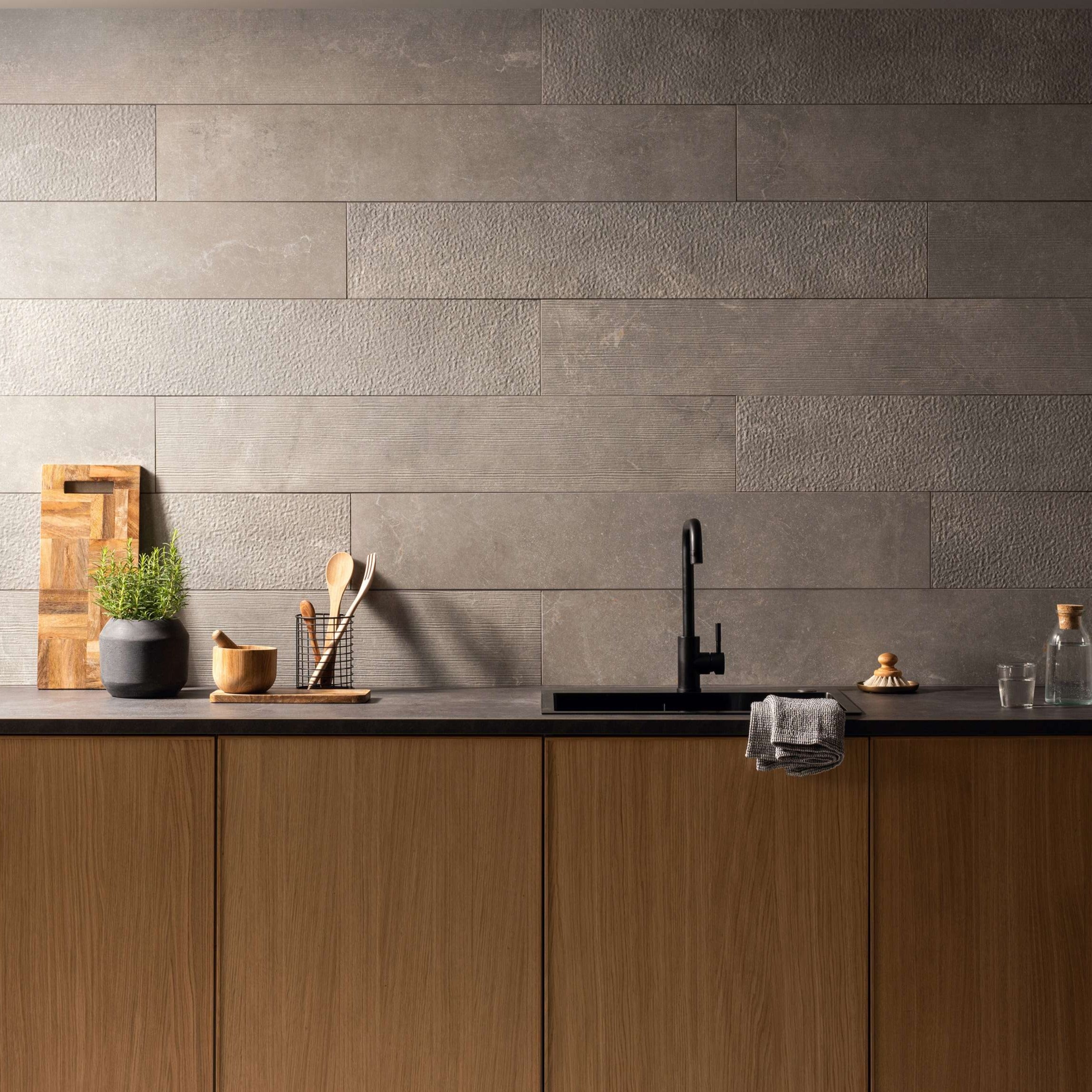 Original Style Tileworks Berliner Zement Natural Tile 20x120cm