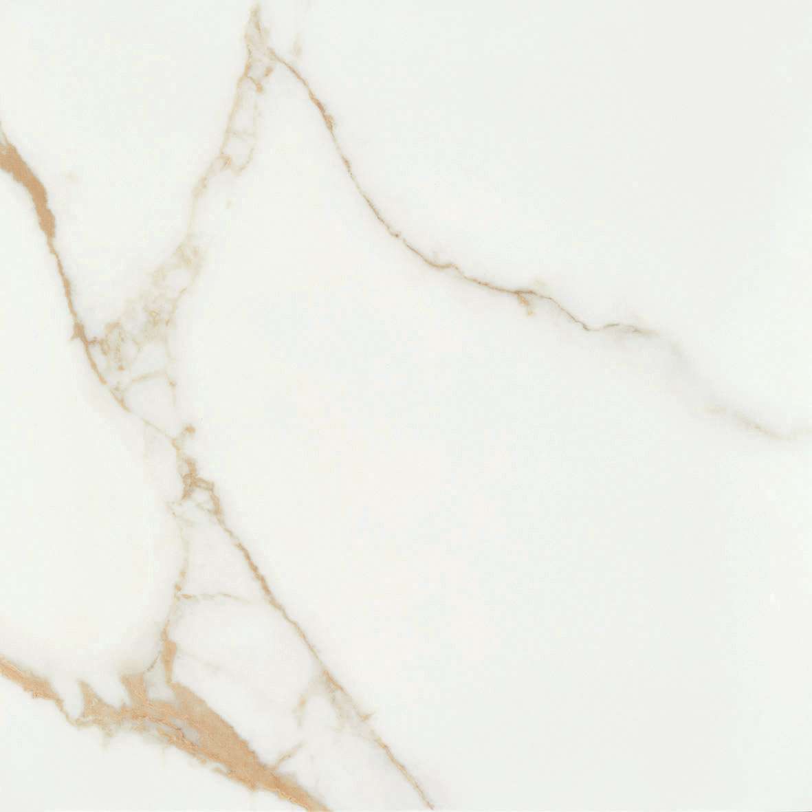 Original Style Tileworks Bianco Oro Polished Porcelain Marble Effect Tile 90x90cm