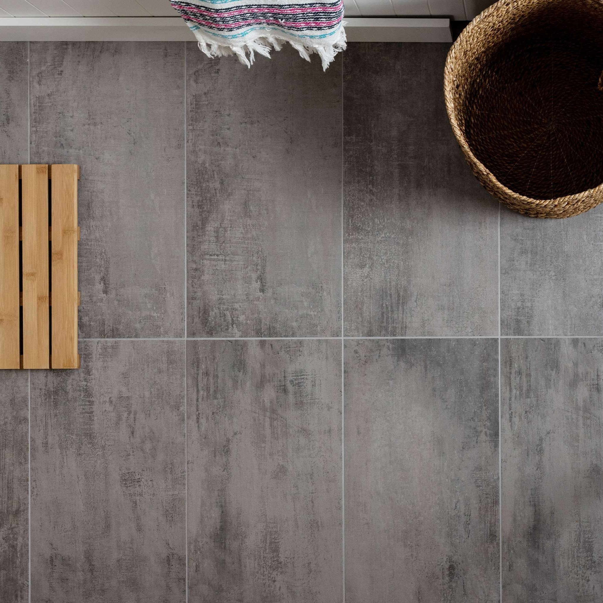 Original Style Tileworks Celaya Grey Matt Glazed Porcelain Tile 30x60cm