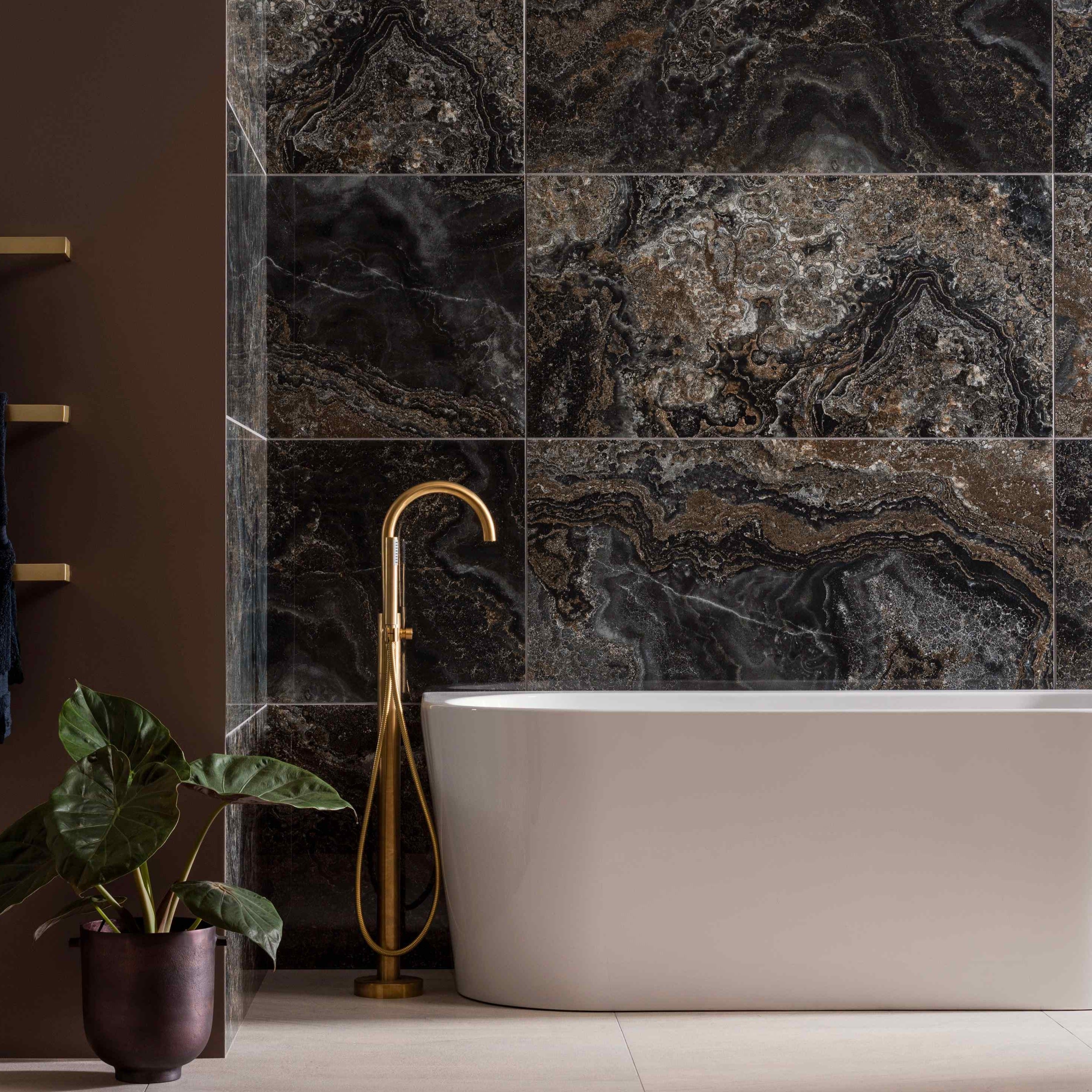 Original Style Tileworks Jewel Black Tile 60x120cm