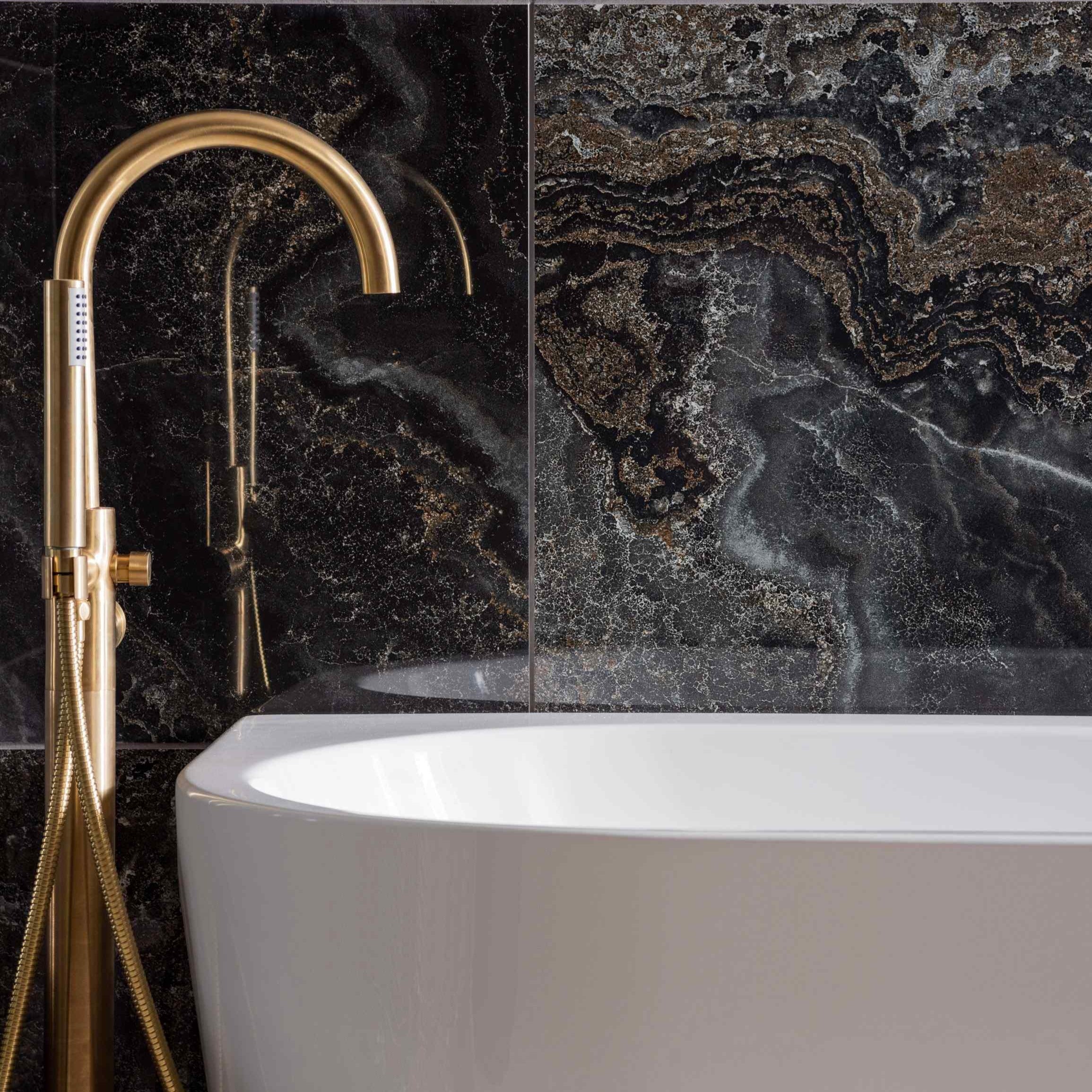 Original Style Tileworks Jewel Black Tile 60x120cm