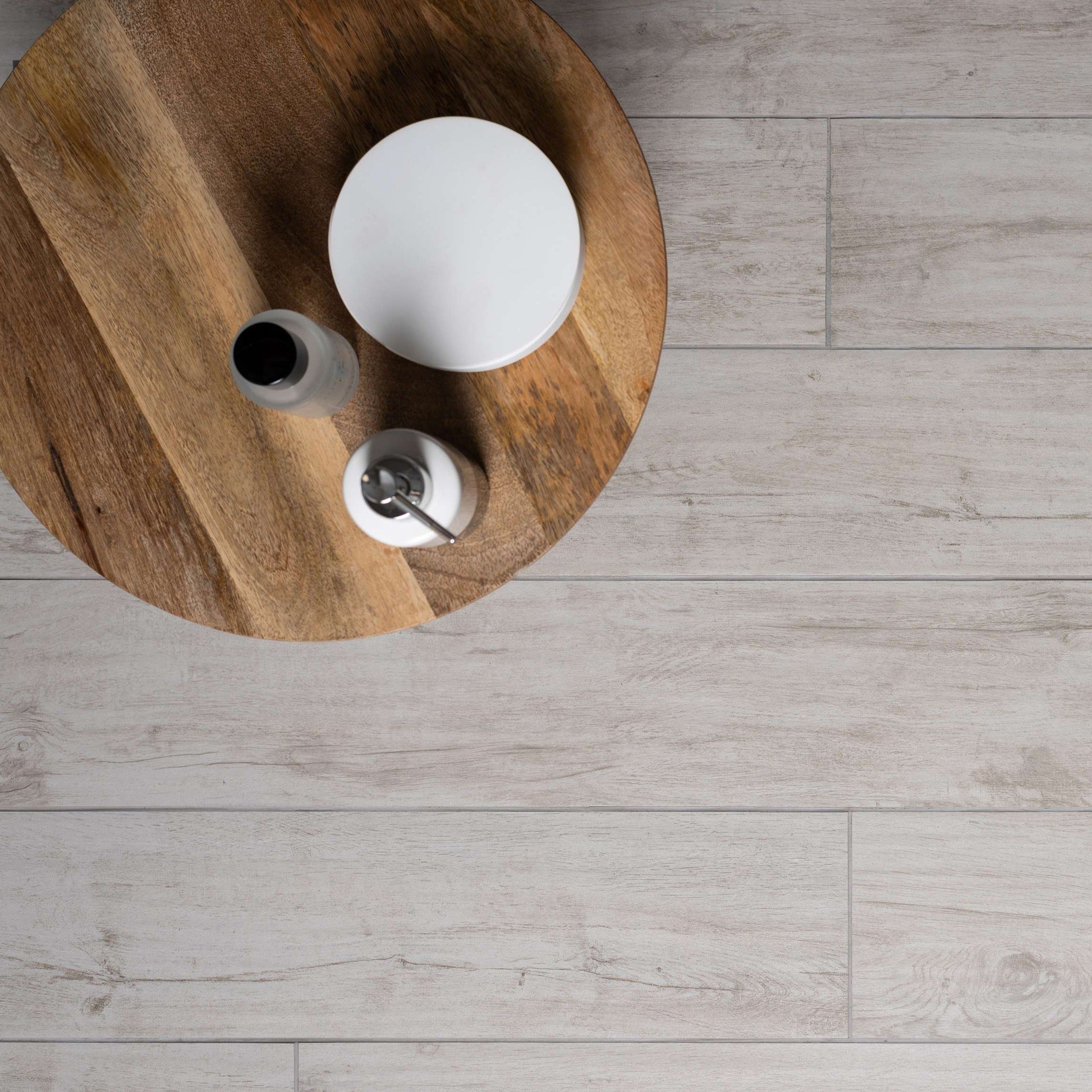 Original Style Tileworks Lignum White Natural Porcelain Wood Effect Tile 17x100cm