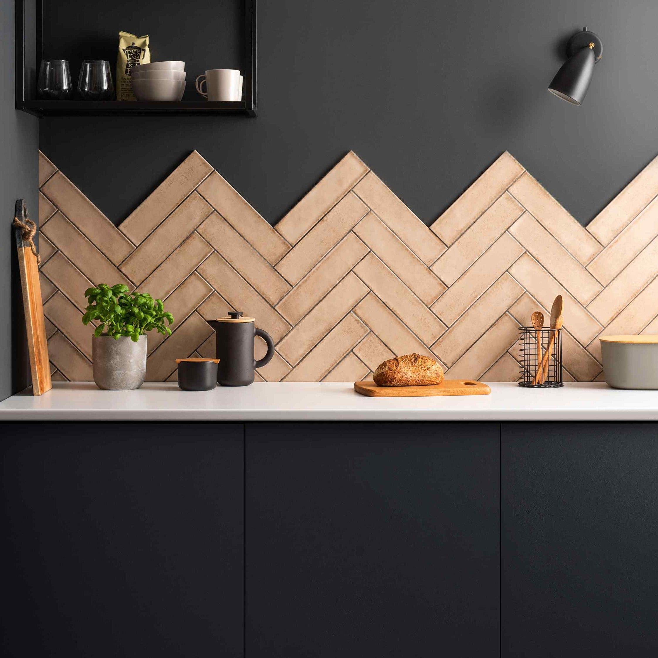 Original Style Tileworks Montblanc Taupe Tile 7.5x30cm