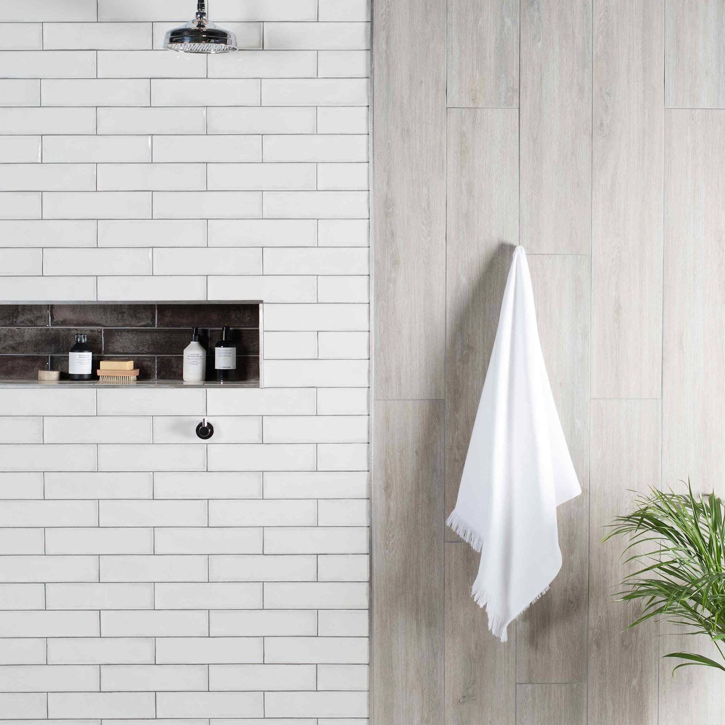 Original Style Tileworks Montblanc White Tile 7.5x30cm