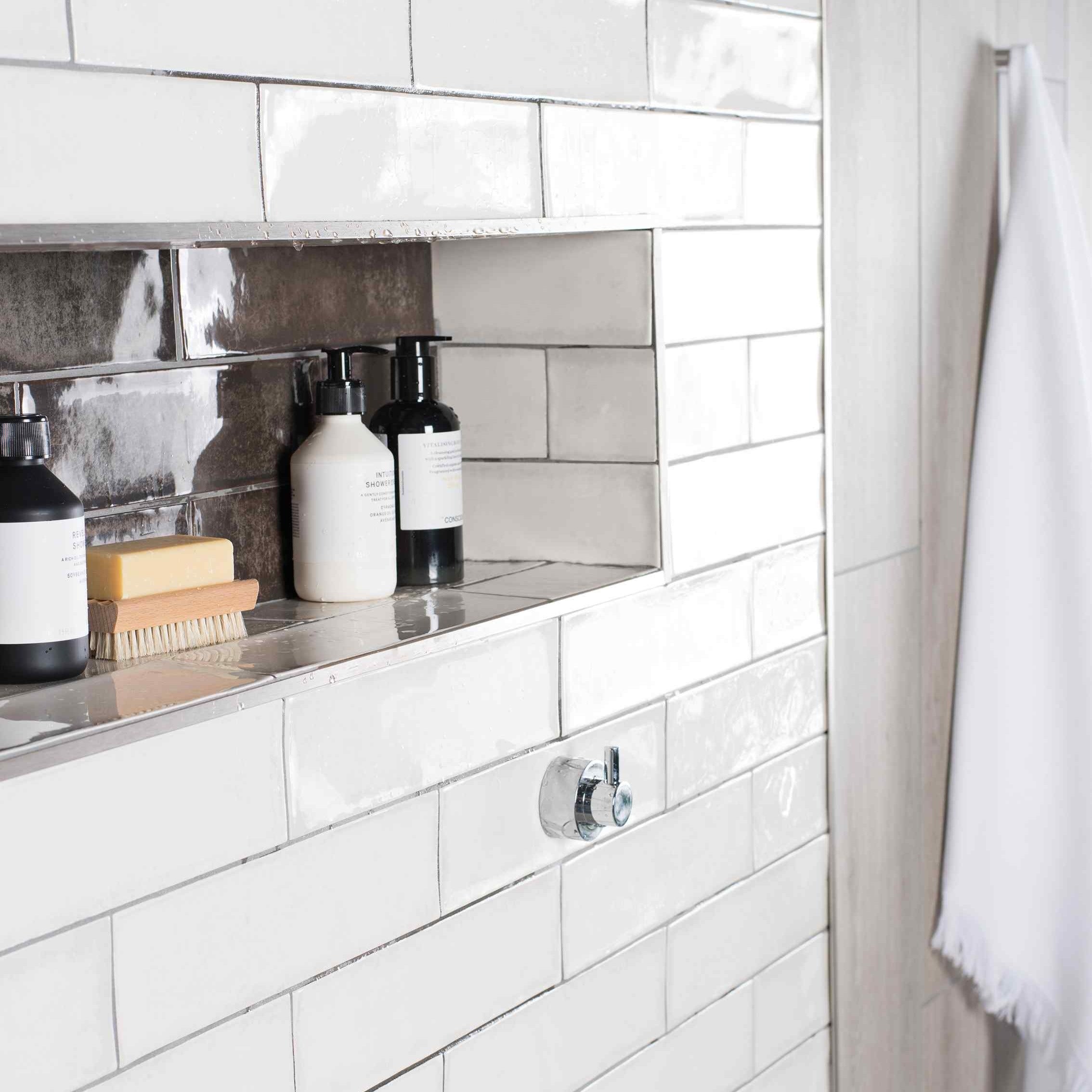 Original Style Tileworks Montblanc White Tile 7.5x30cm