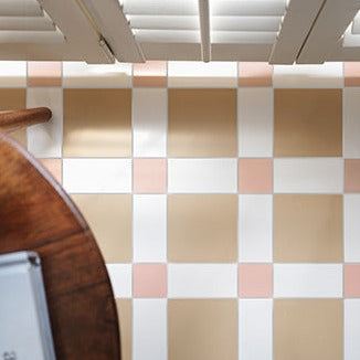 Original Style Victorian Brighton 3-colour Carnation Pink and Old London Pattern