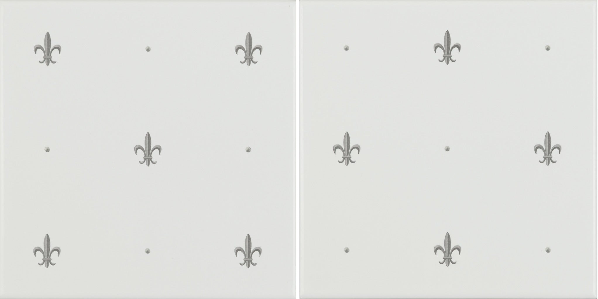 Original Style Artworks Fleur de Lis 2-Tile Set