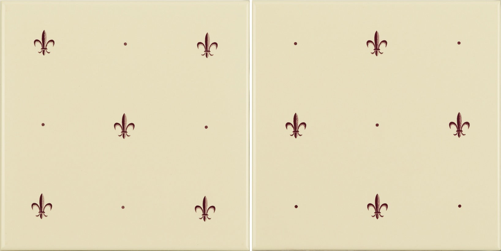 Original Style Artworks Fleur de Lis 2-Tile Set