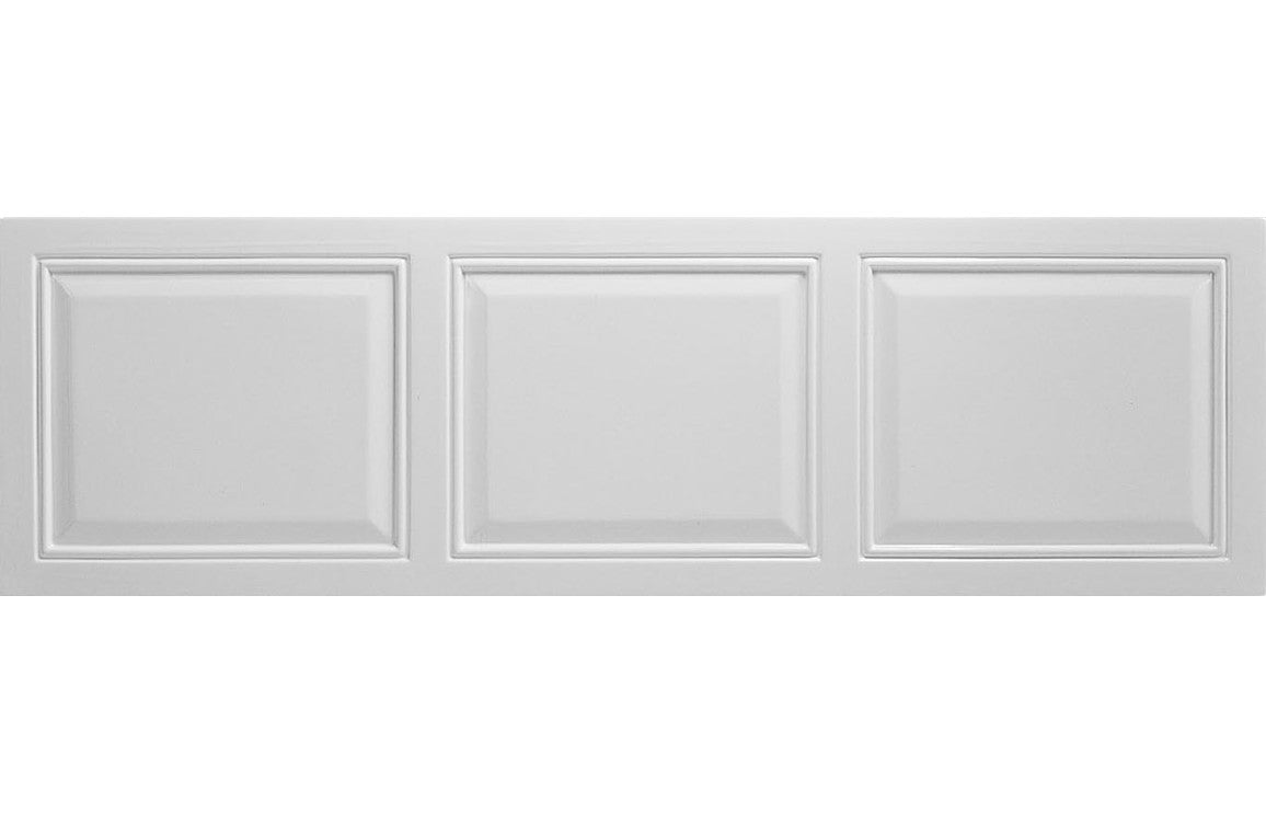 Acrylic Shaker Effect Bath Front Panel 1700mm White