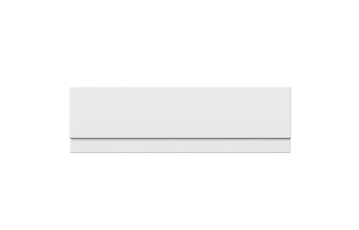Plain Acrylic Bath Front Panel 1600mm White