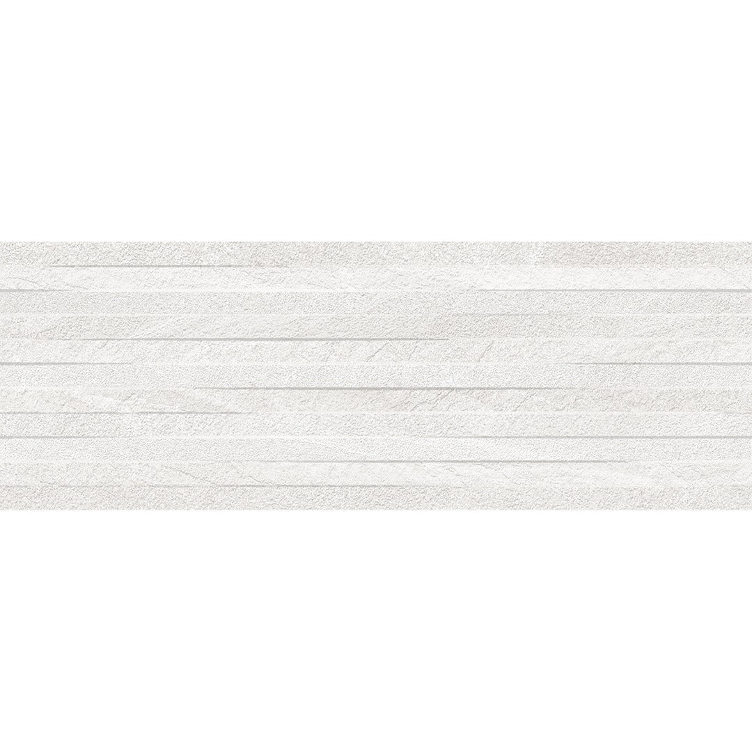 Aged Stone White Stone Effect Ceramic Decor Wall Tile 25x70cm