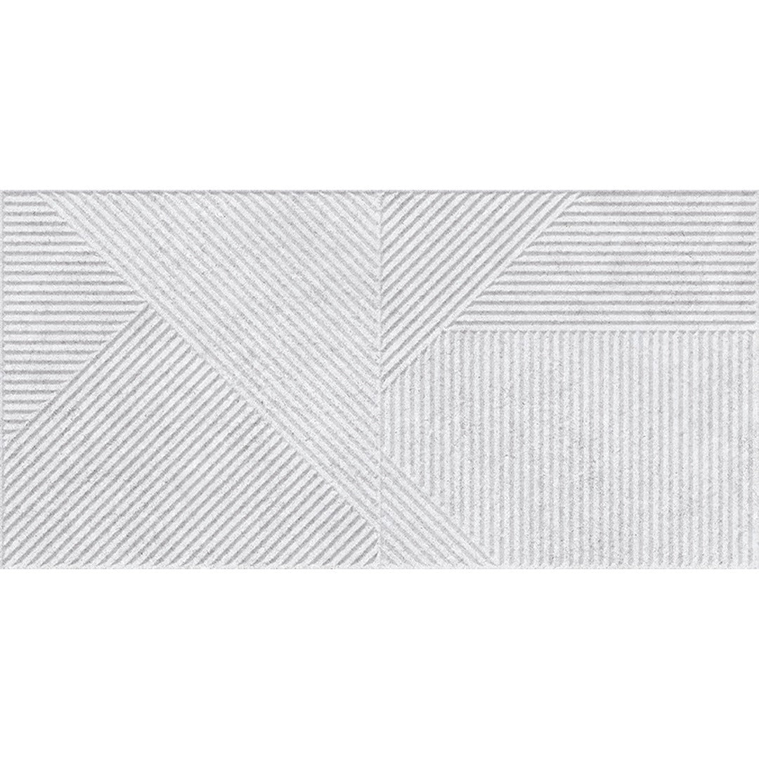 Lyric Grey Stone Effect Decor Wall Tile 30x60cm