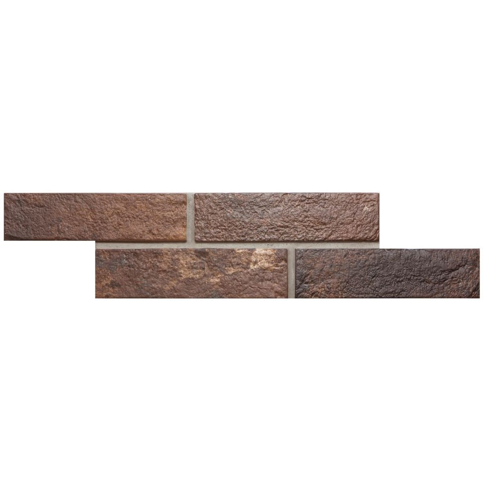 Rondine Bristol Umber Brick Slips 6x25cm