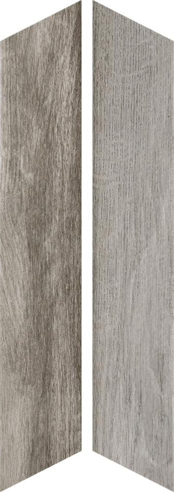 Rondine Vintage Chevron Grey Wood Effect Tile 7.5x40.7cm