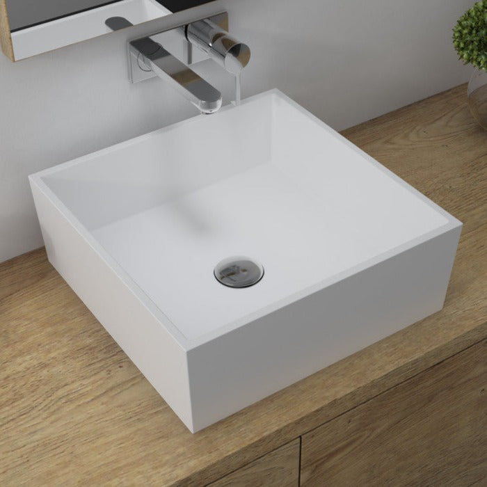 Sabby 426mm Square Resin Basin