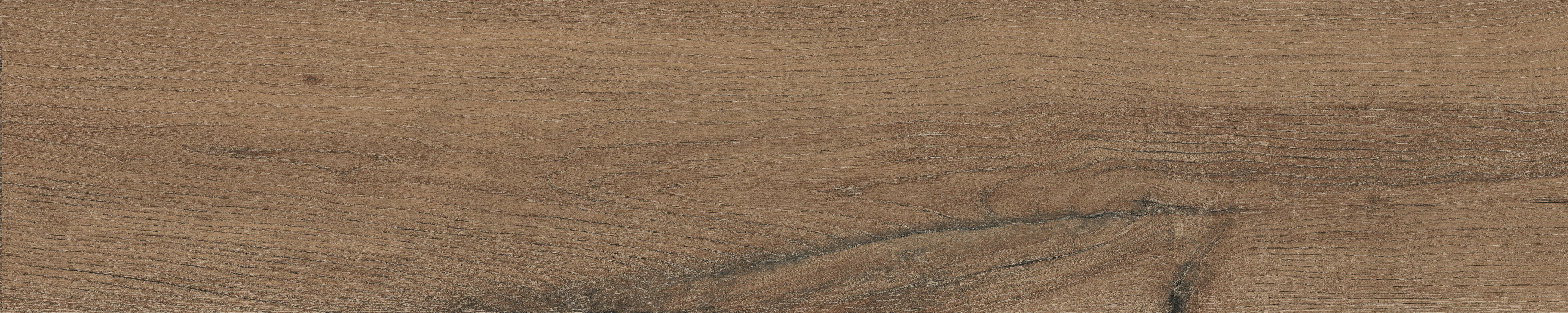Soul Dark Oak Wood Effect Porcelain Floor Tile 23.3x120cm