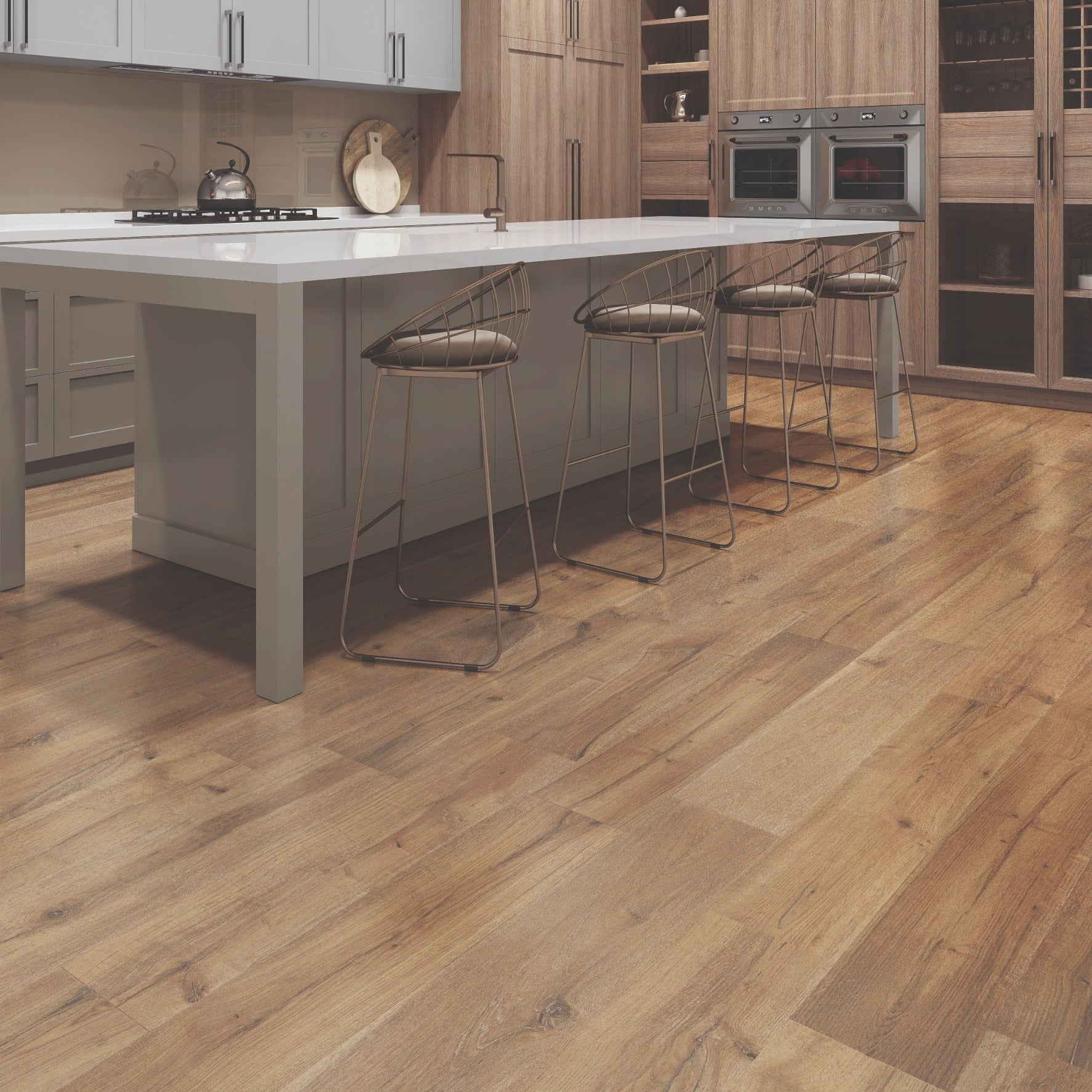 Soul Roble Oak Wood Effect Porcelain Floor Tile 23.3x120cm