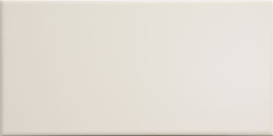 Flat Gloss Cream Ceramic Wall Tile 10x20cm