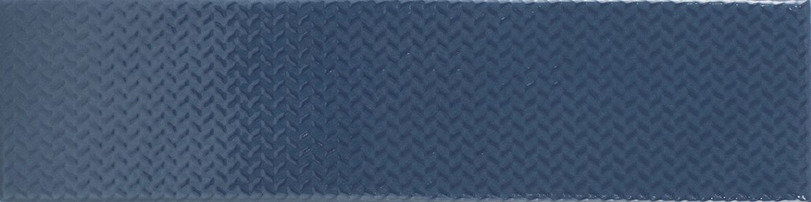 Crafted Gradient Patterns Denim Ceramic Tile 7.5x30cm