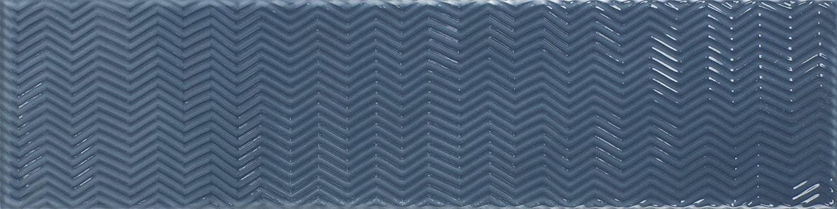 Crafted Gradient Patterns Denim Ceramic Tile 7.5x30cm