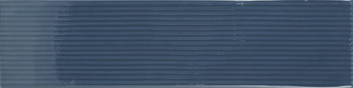 Crafted Gradient Patterns Denim Ceramic Tile 7.5x30cm