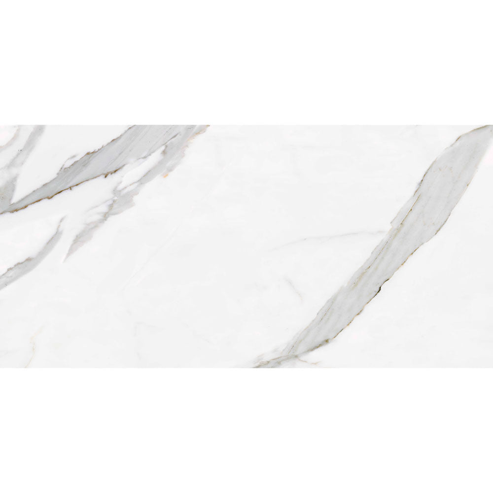 Hannah Porcelain Marble Effect Tile 60x120cm