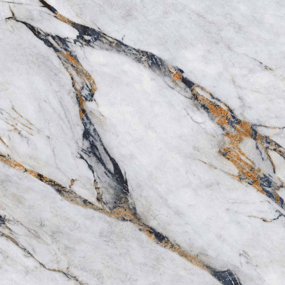 Hestia Viola Marble Glazed Porcelain Marble Effect Tile 60x60cm