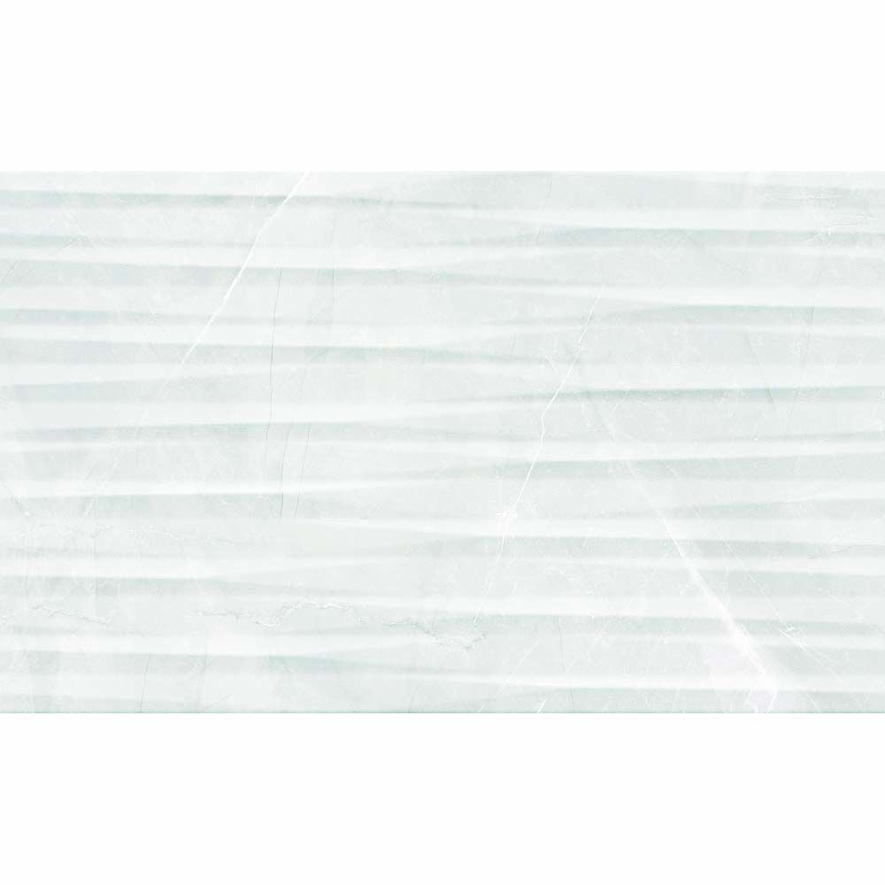 Elbert Blanco Decor Matt Ceramic Wall Tile 33x55cm
