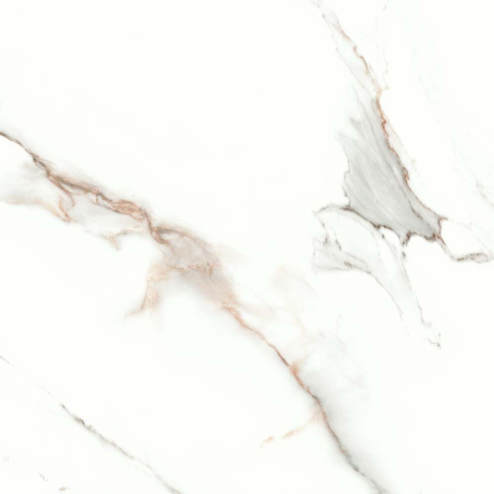 Grande Sanford Natural Matt Porcelain Marble Effect Tile 100x100cm