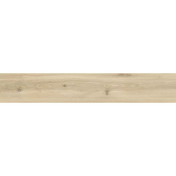 Kinabalu Birch Wood Effect Matt Glazed Porcelain Wall & Floor Tile 20x120cm