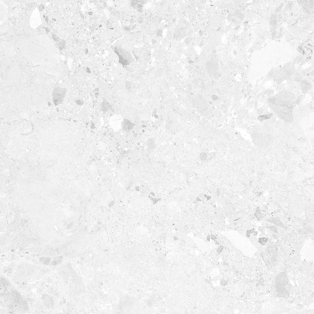 Amaya Terrazzo White Matt Porcelain Wall & Floor Tile 900x900mm
